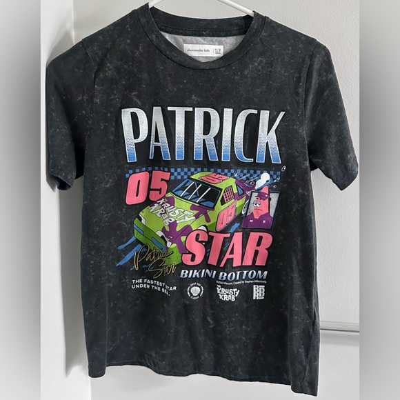 Boys graphic T-shirt Abercrombie kids Patrick Star SpongeBob - Picture 1 of 3